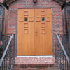 Before and After of Church Double Door