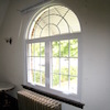 Before and After Inside Round-Top and Casement Windows with Colonial Grids in Jamaica