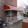 Aluminum Awning Over Basement Steps in Flushing