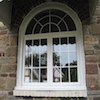 Before and After Round-Top Casement Window in Jamaica